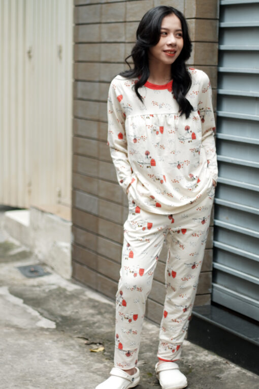 Bộ tay dài nông trại 2 trong 1